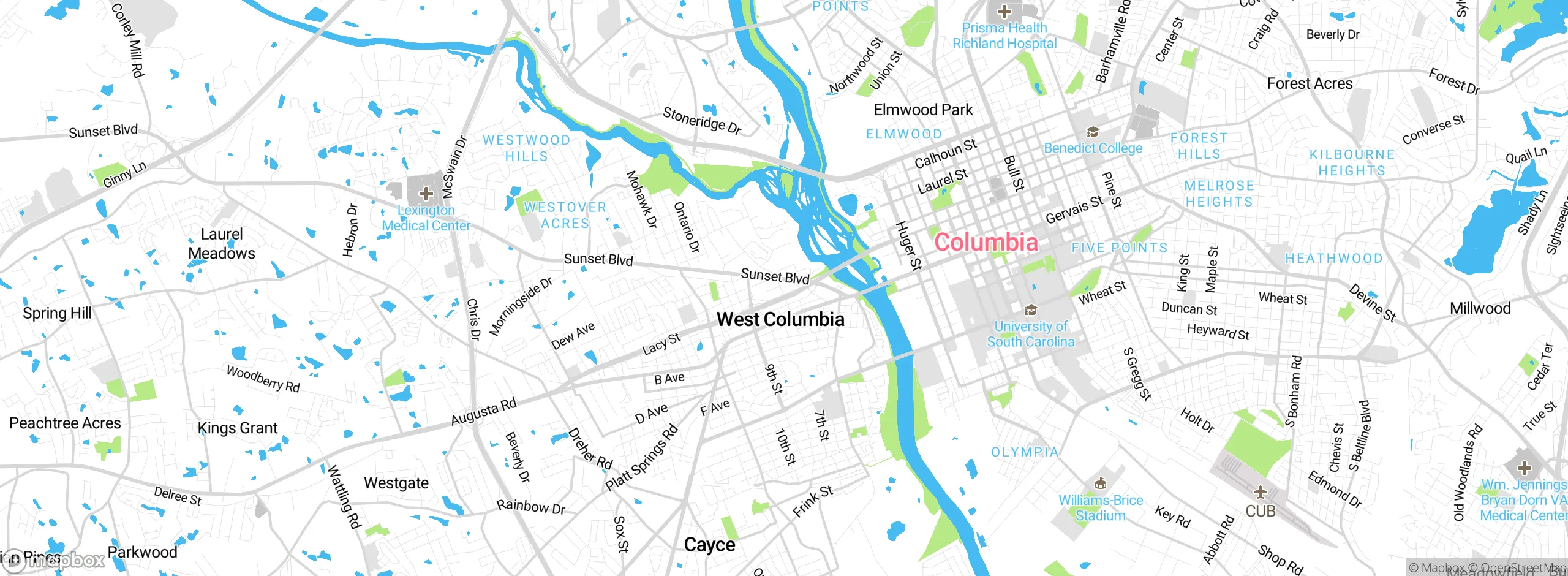 Map showing approximate location