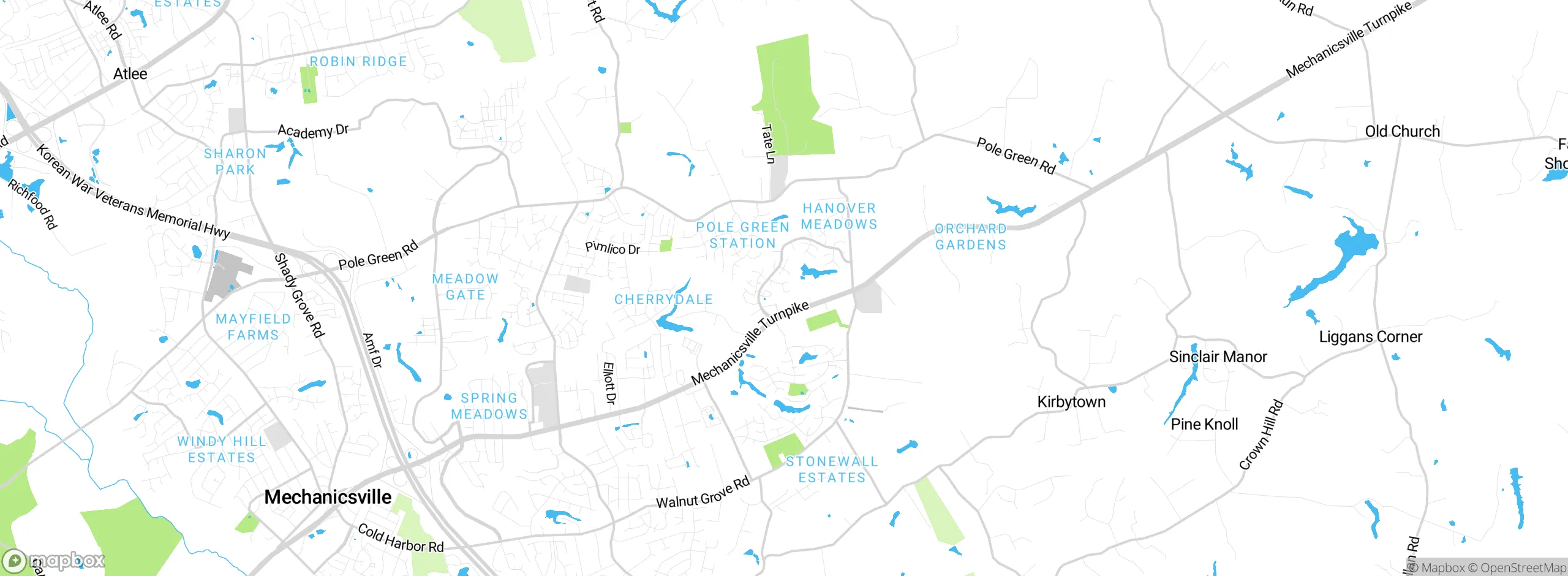 Map showing approximate location