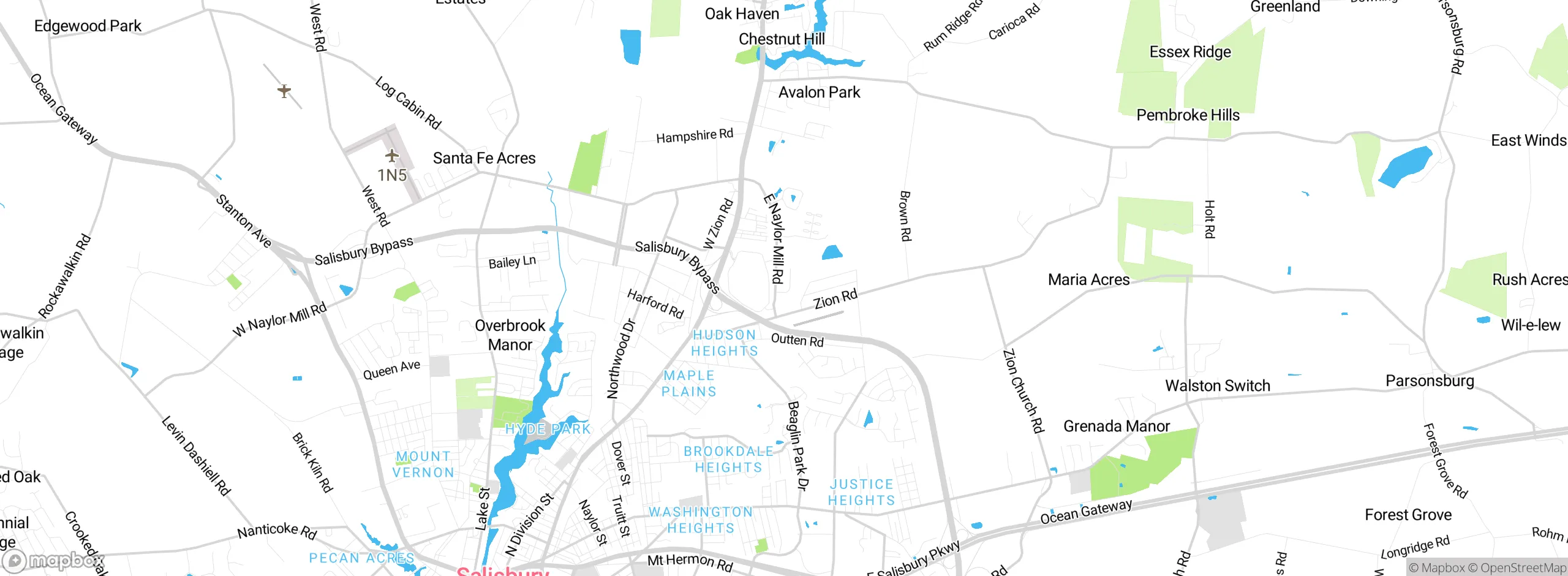 Map showing approximate location