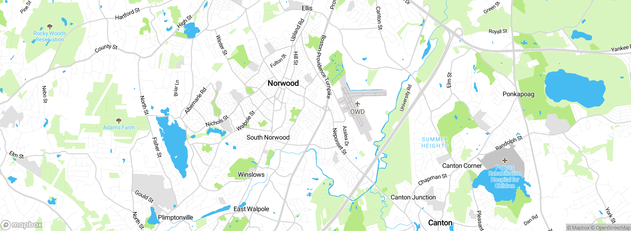 Map showing approximate location