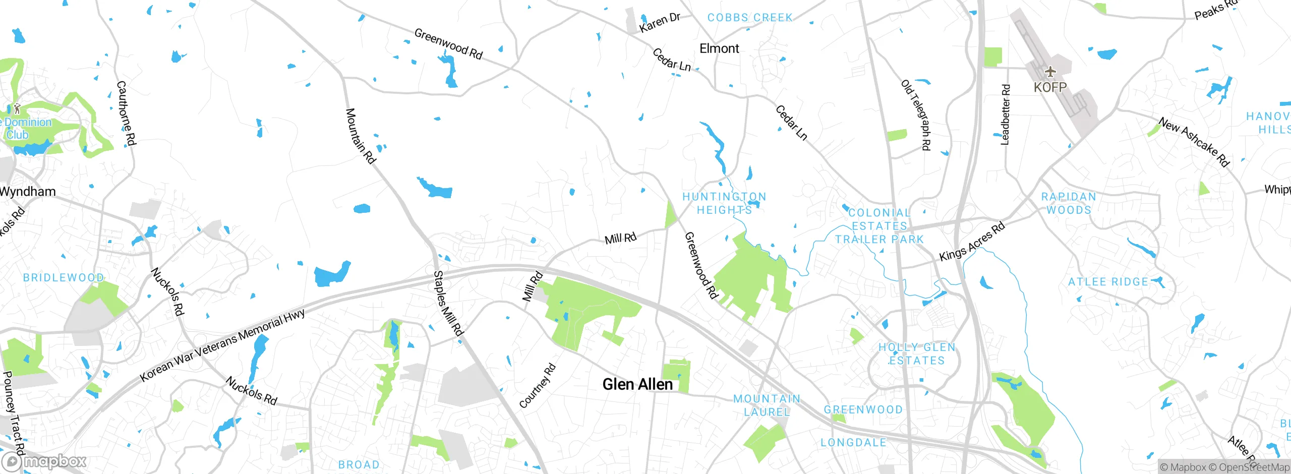 Map showing approximate location