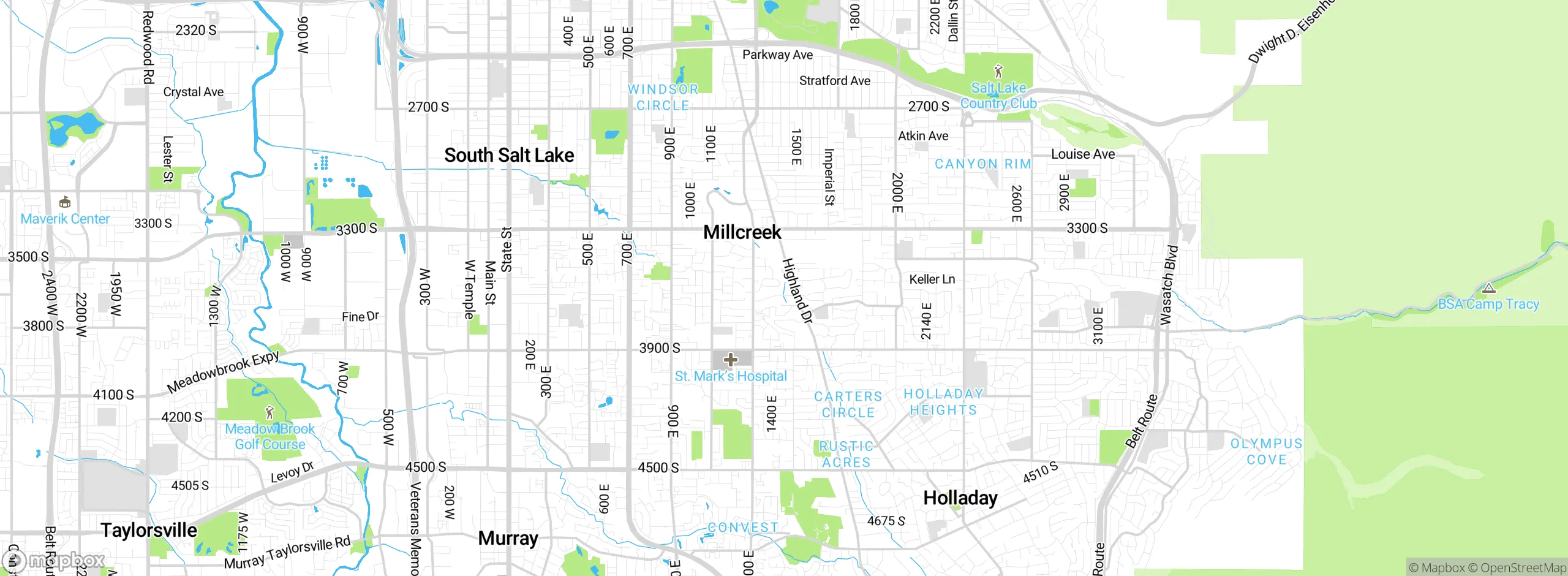 Map showing approximate location