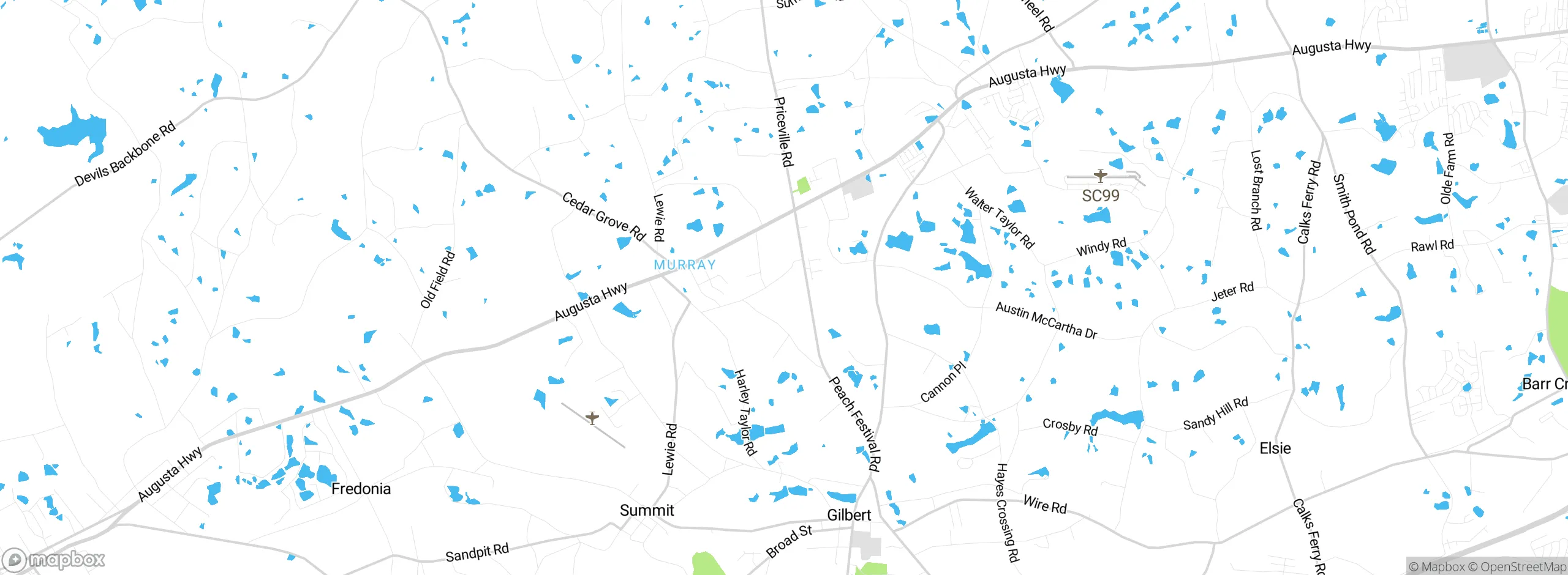Map showing approximate location