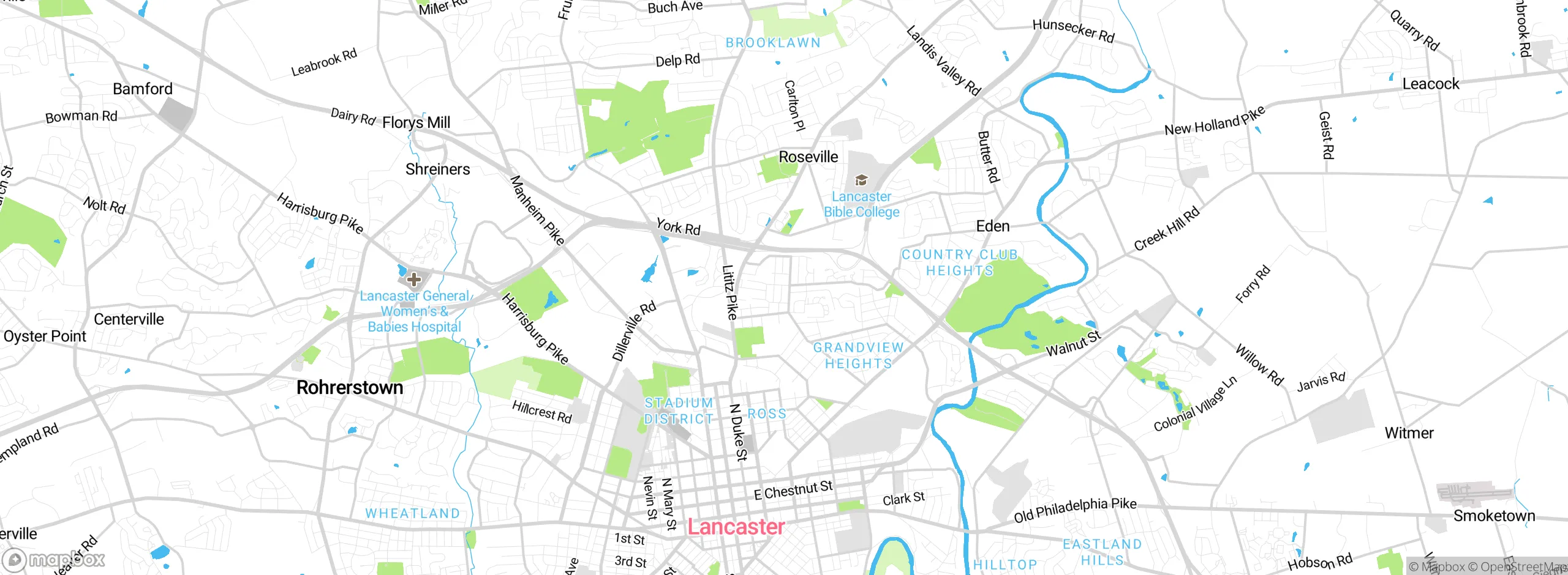 Map showing approximate location