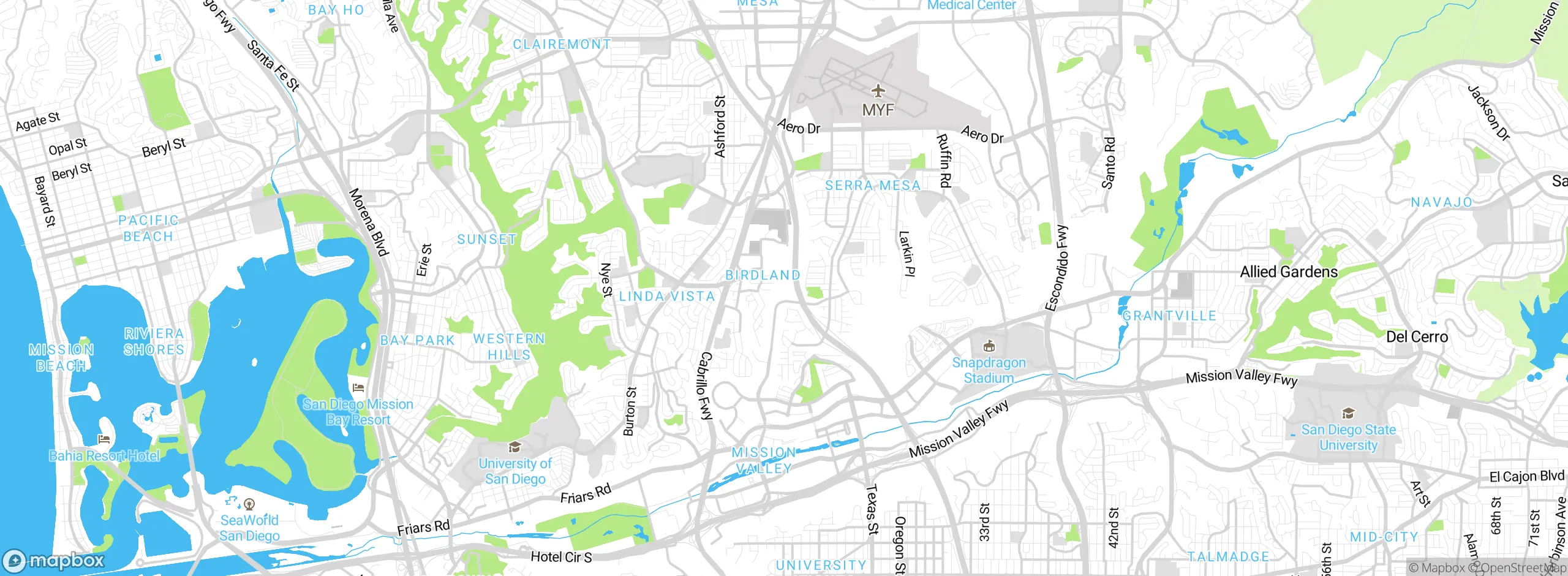 Map showing approximate location