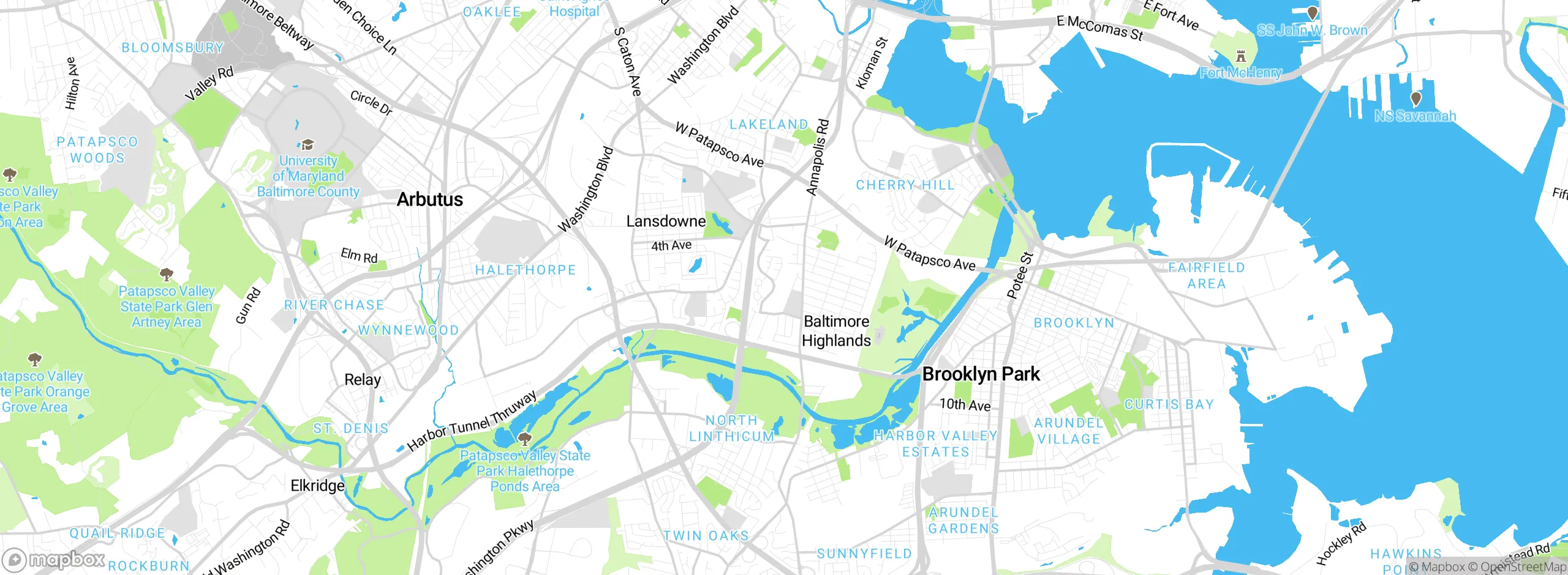 Map showing approximate location