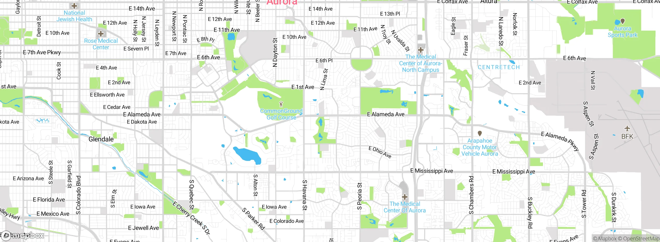 Map showing approximate location