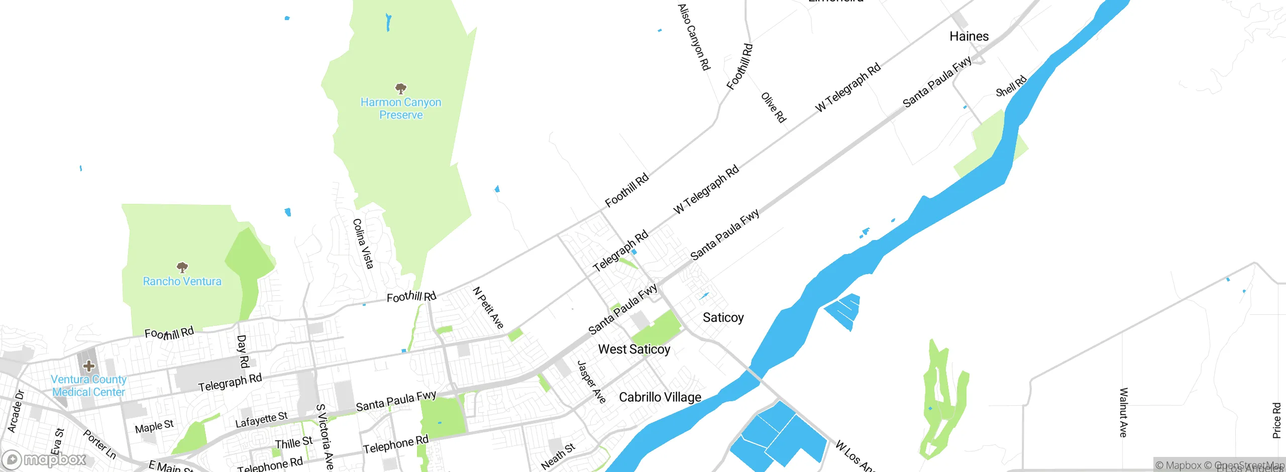 Map showing approximate location