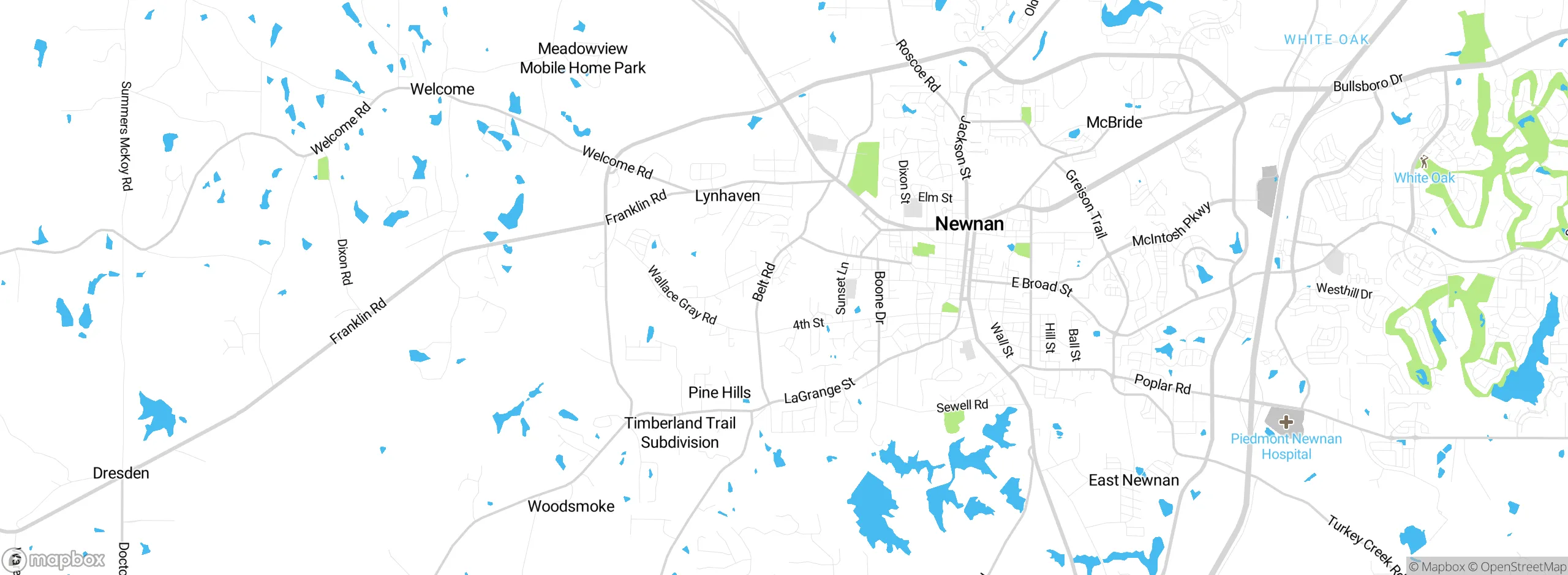 Map showing approximate location