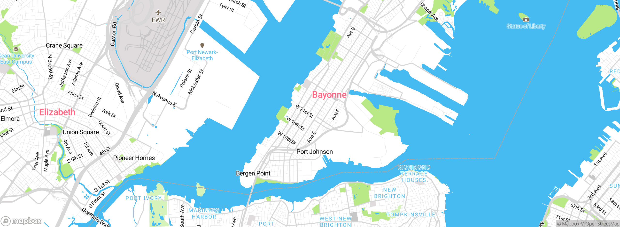 Map showing approximate location