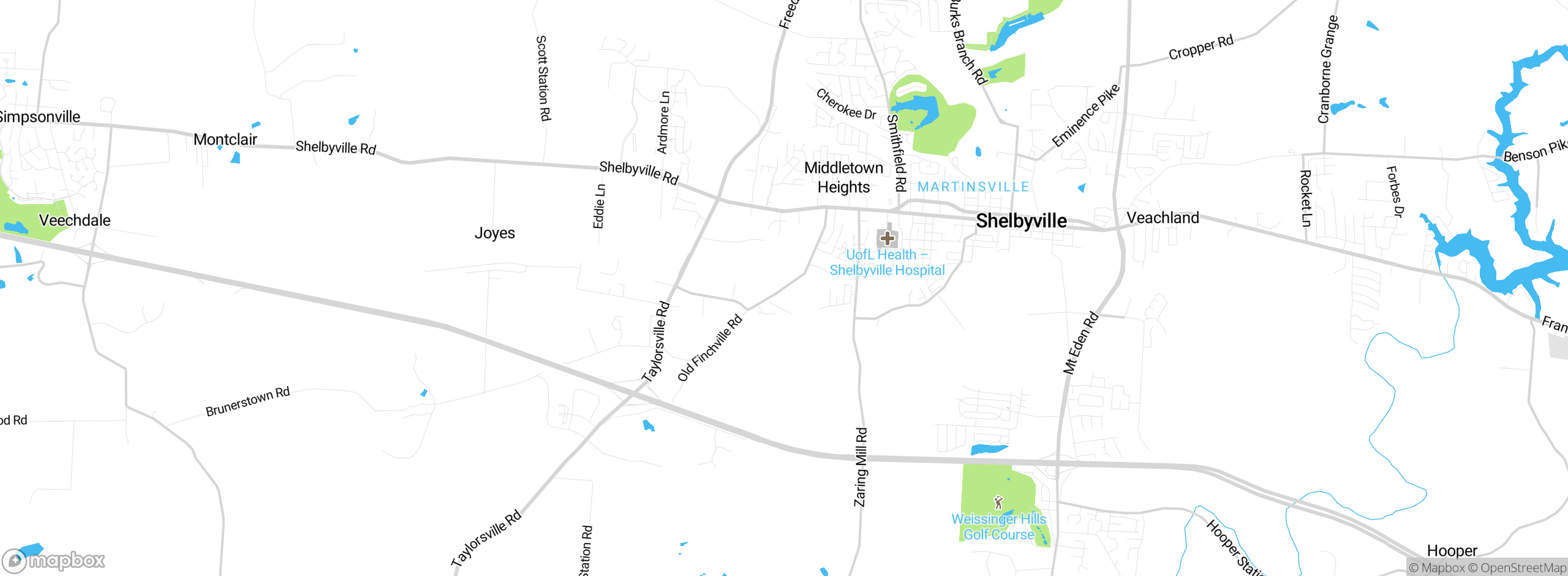 Map showing approximate location