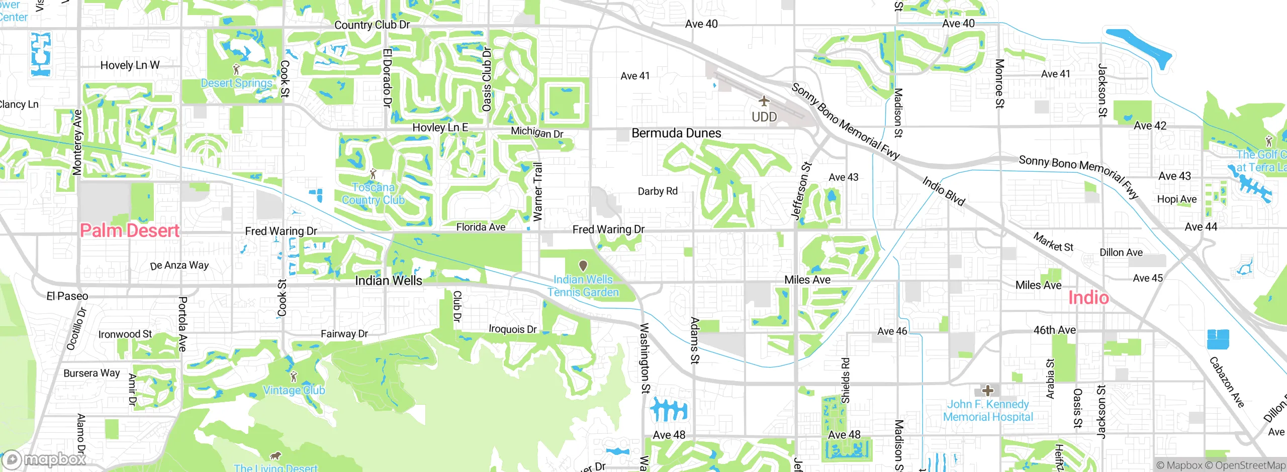 Map showing approximate location