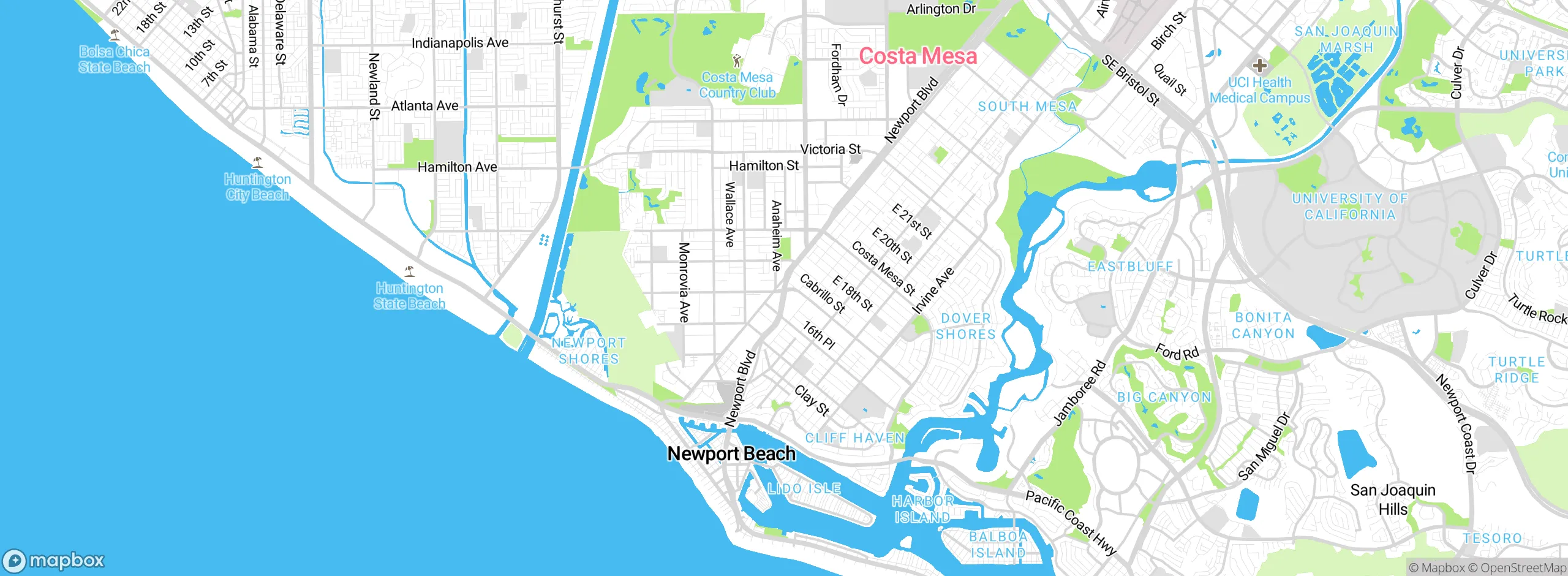 Map showing approximate location