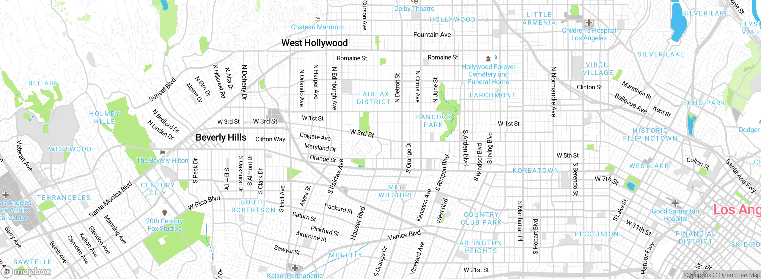 Map showing approximate location