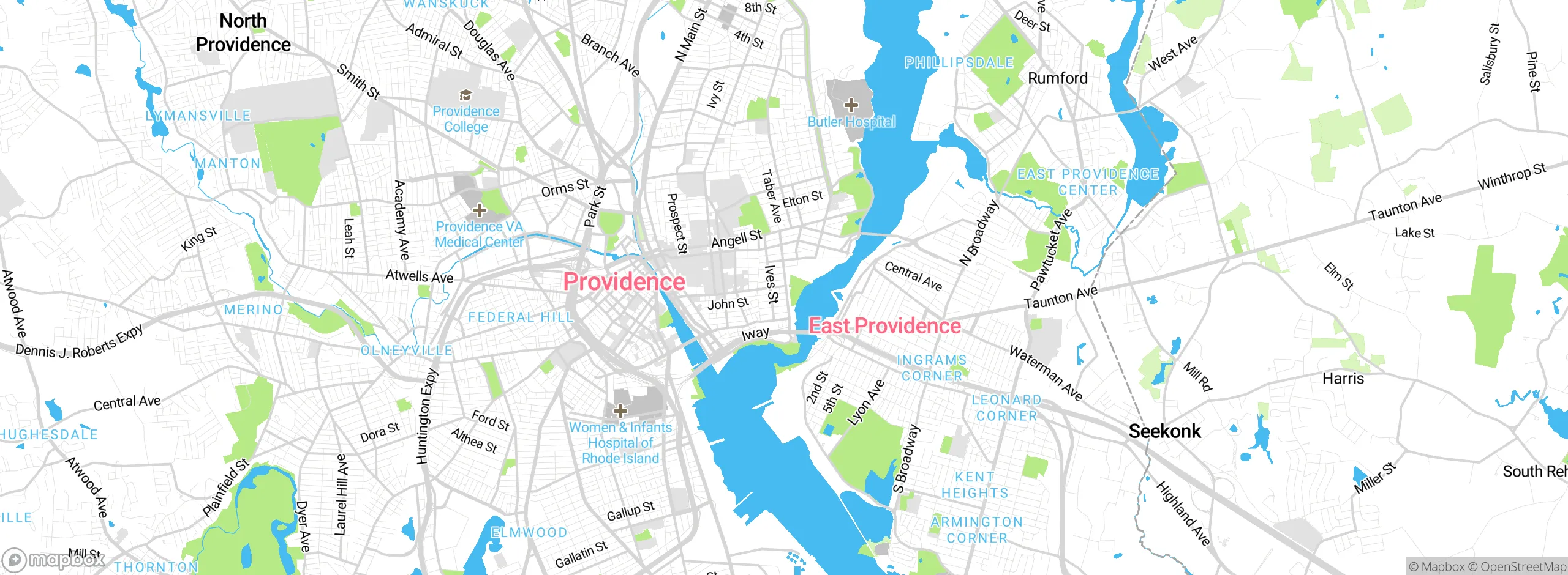 Map showing approximate location