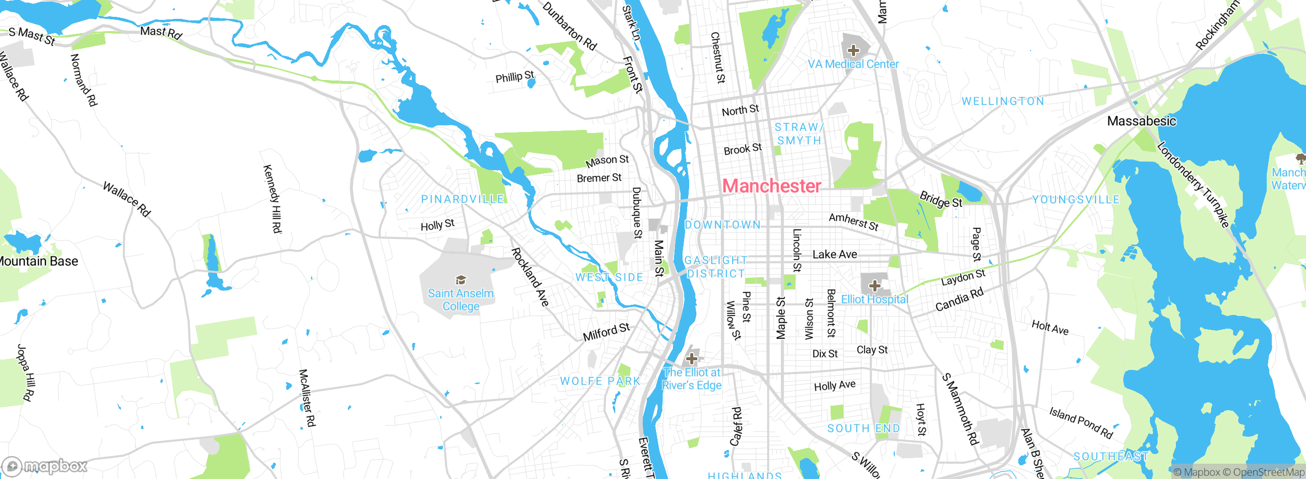 Map showing approximate location