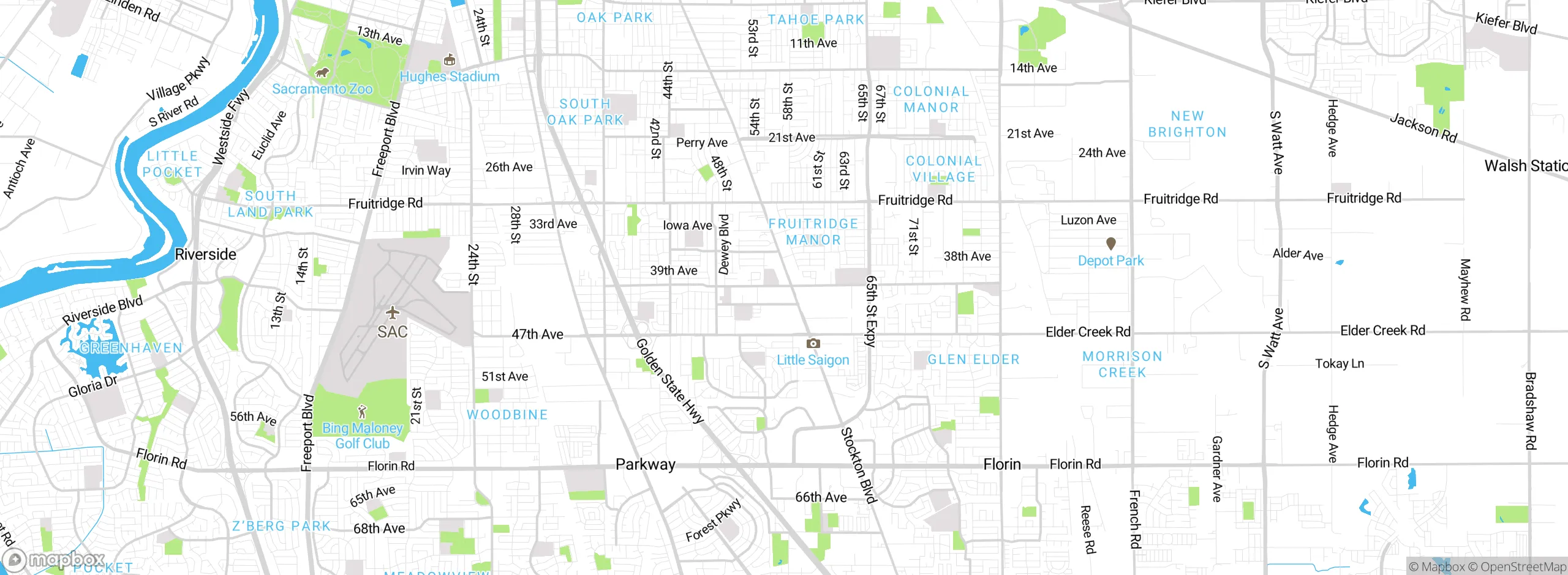 Map showing approximate location