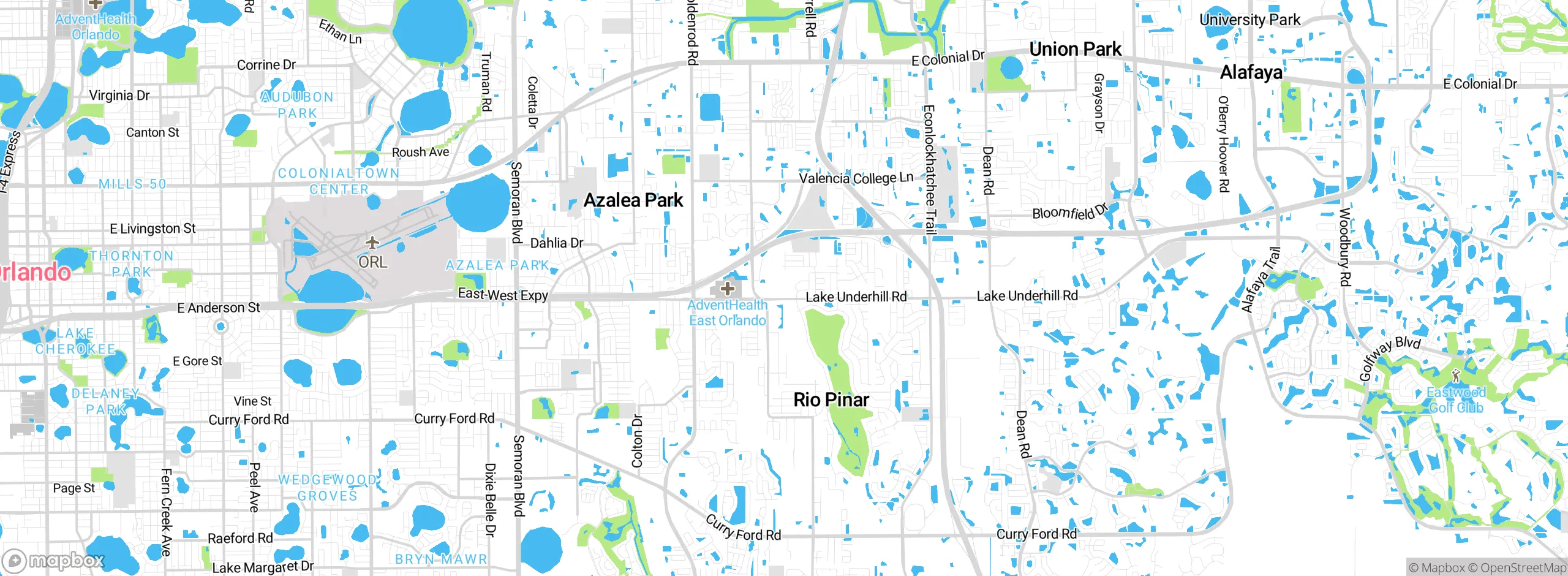 Map showing approximate location