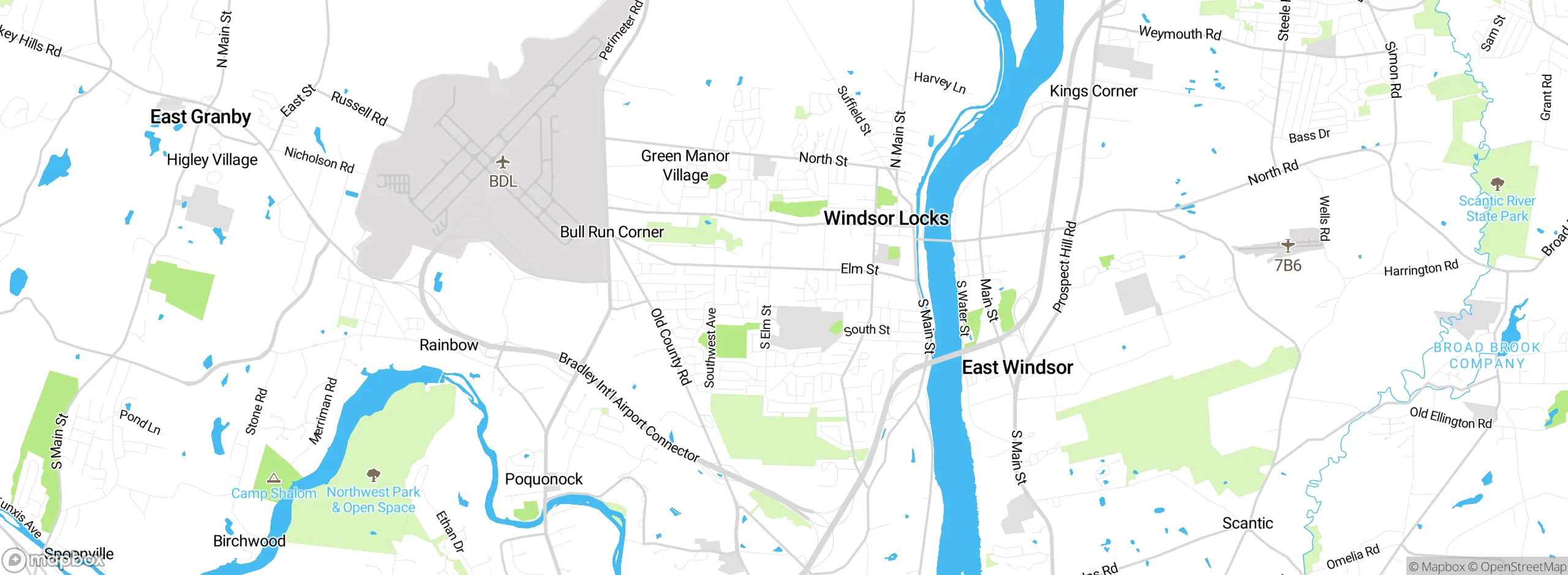 Map showing approximate location