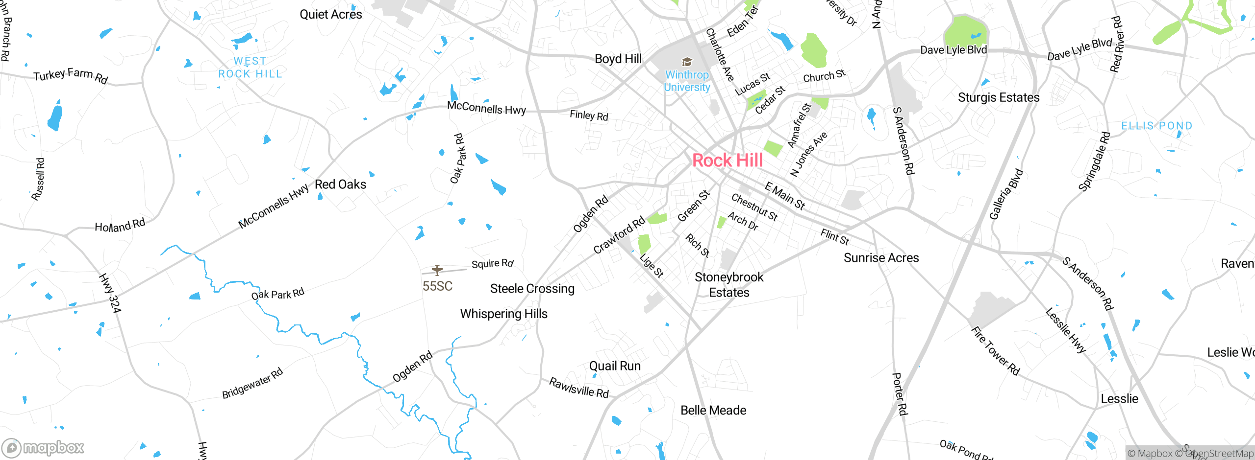 Map showing approximate location