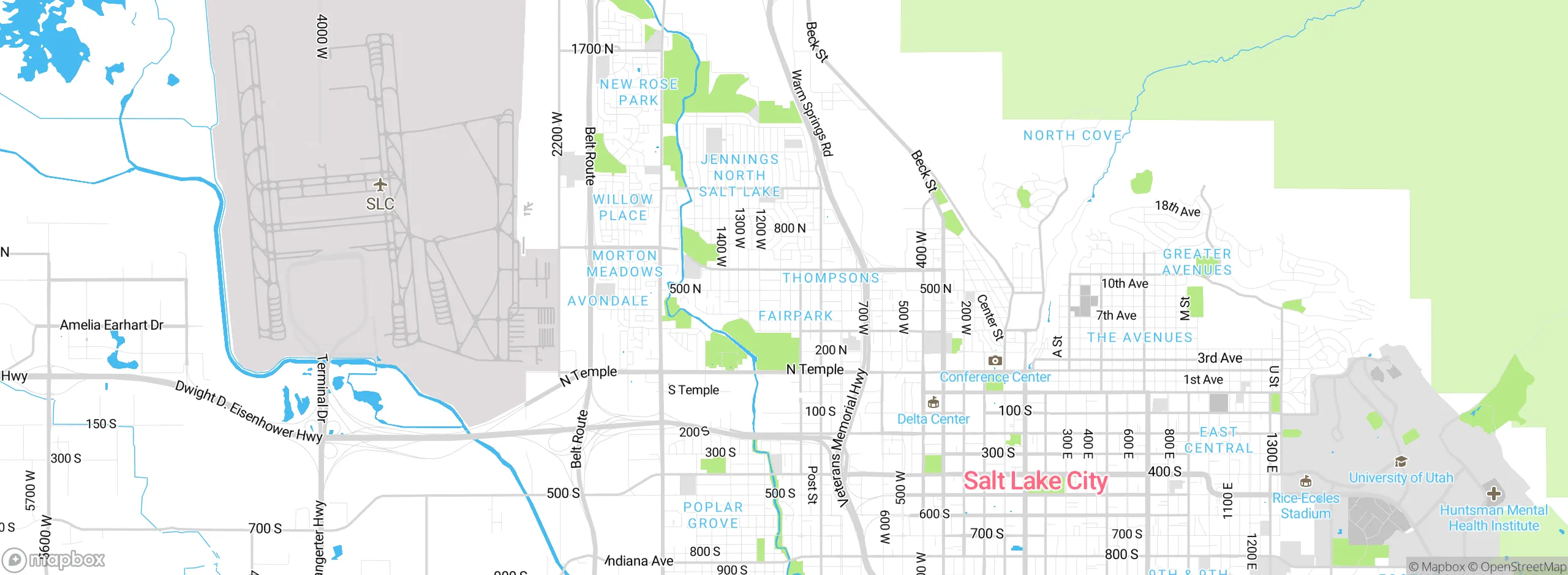 Map showing approximate location