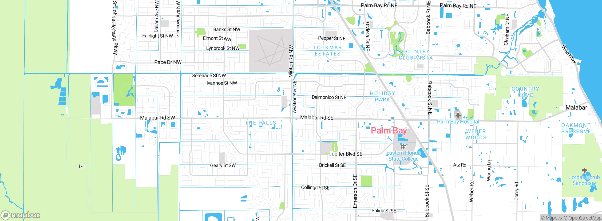 Map showing approximate location