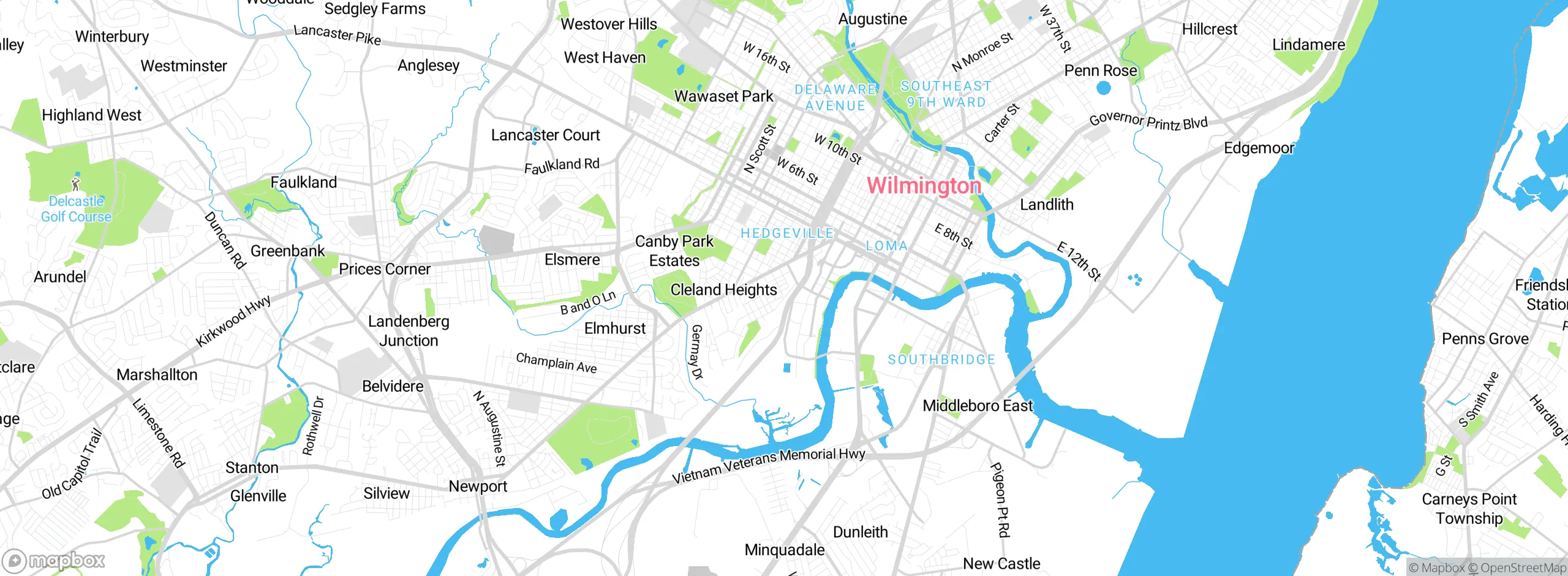 Map showing approximate location