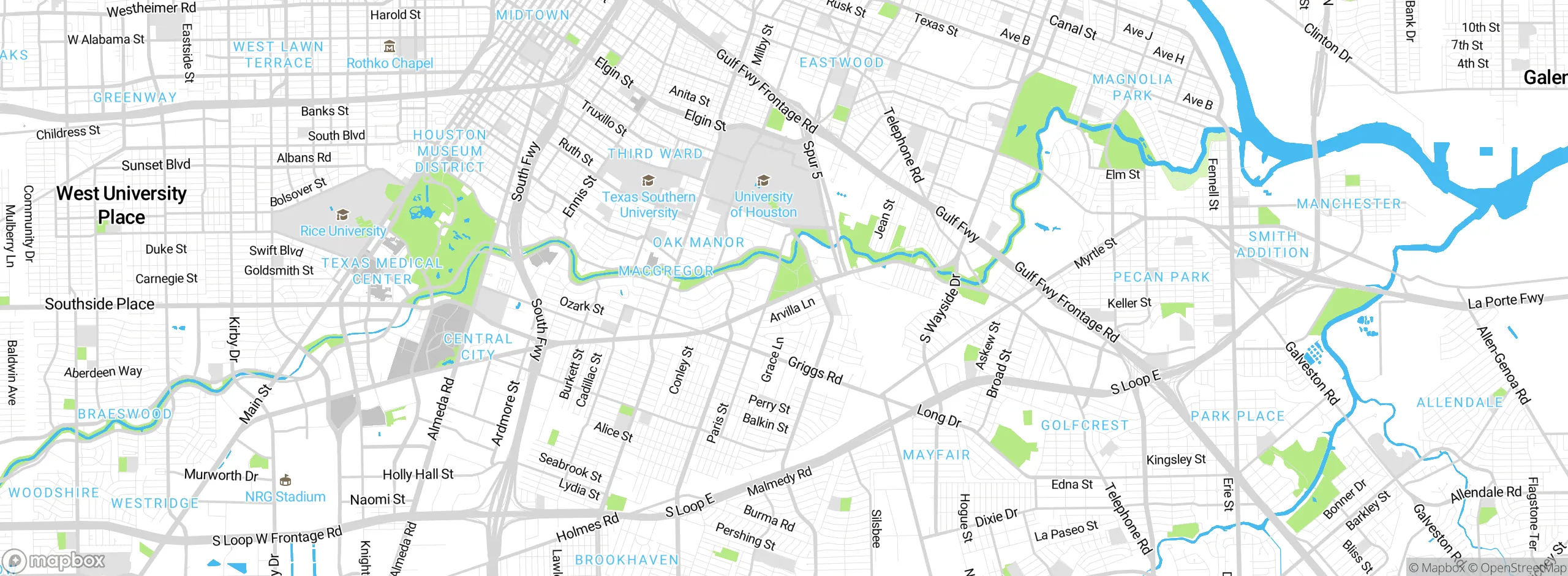 Map showing approximate location