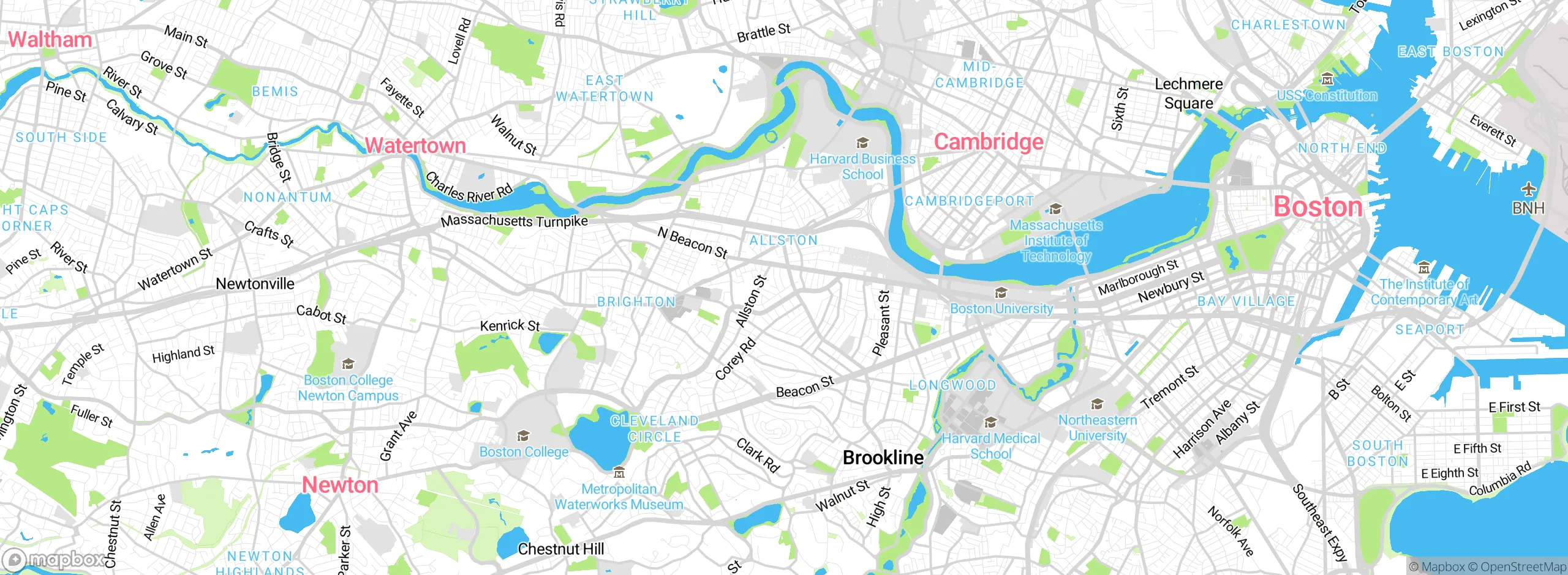 Map showing approximate location