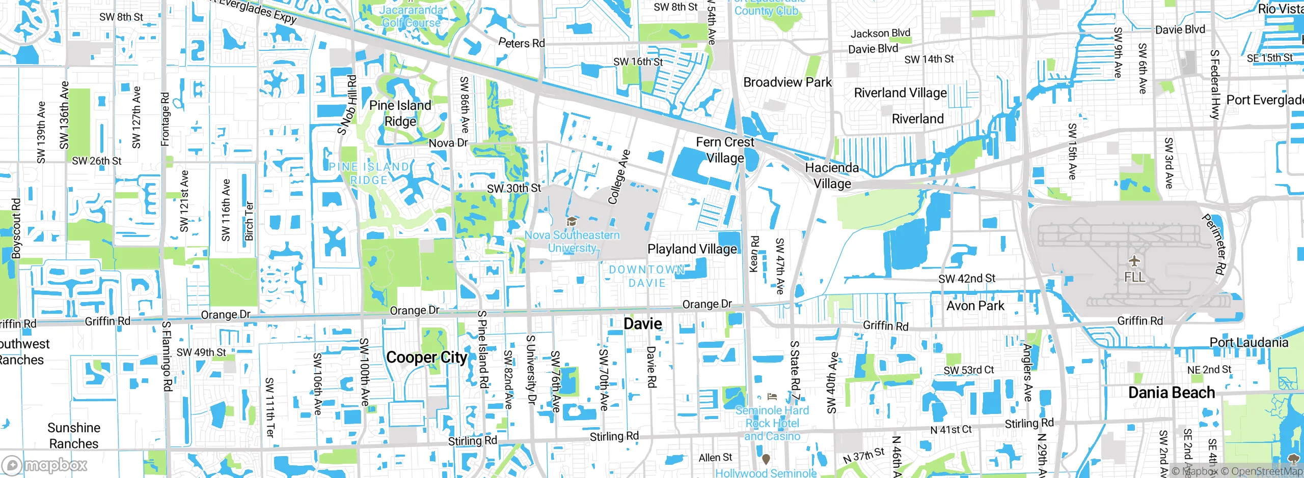 Map showing approximate location