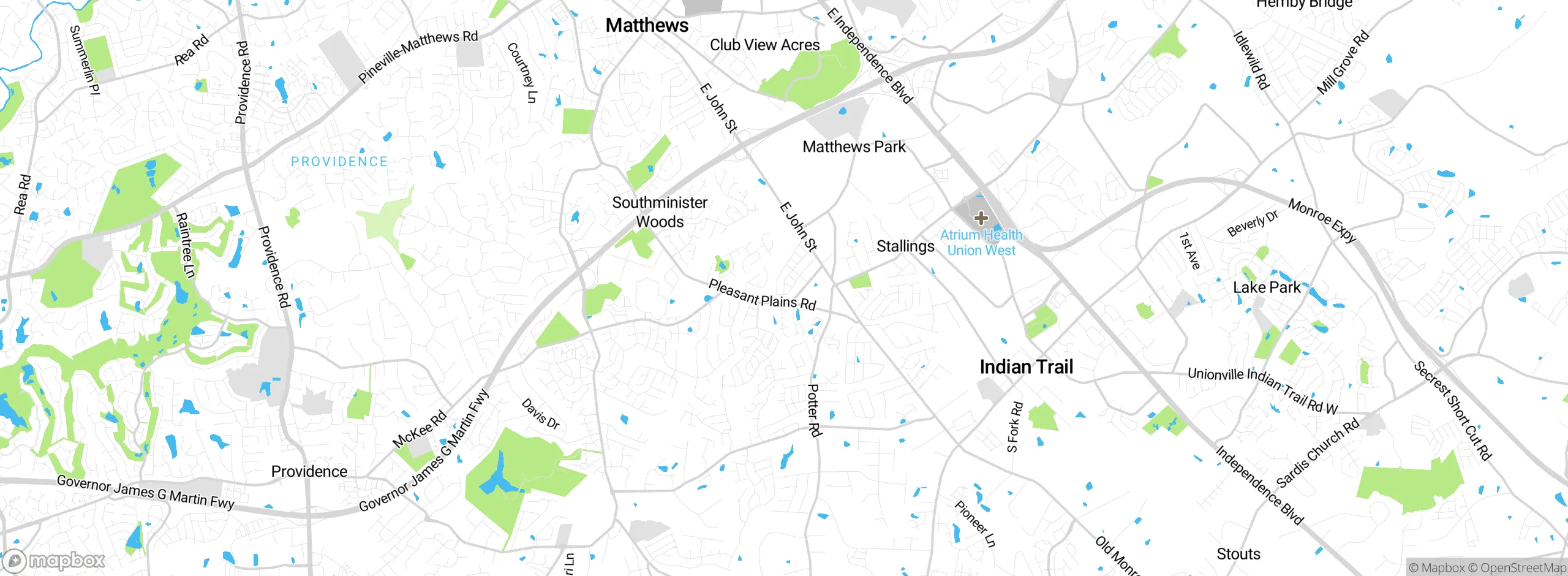 Map showing approximate location