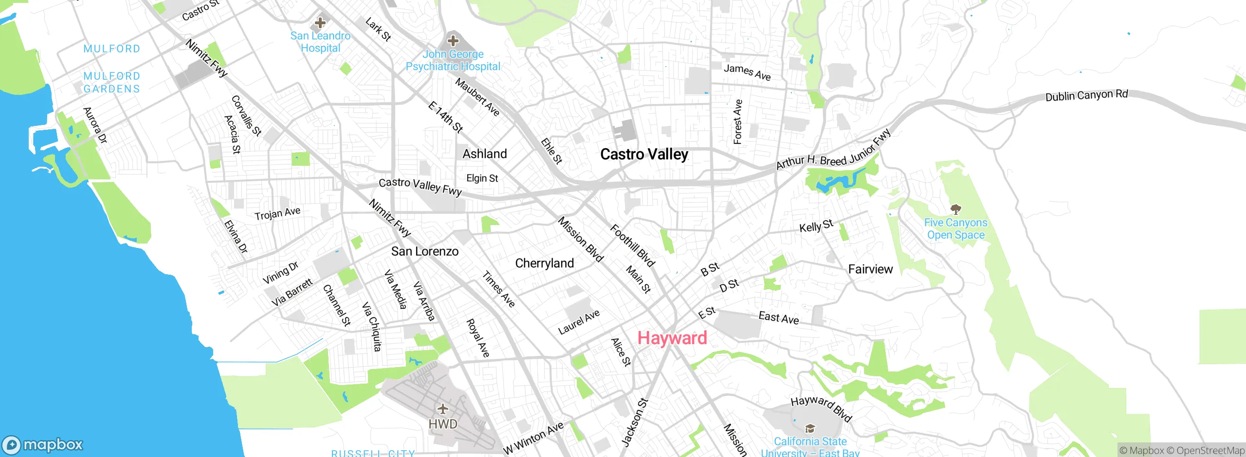 Map showing approximate location