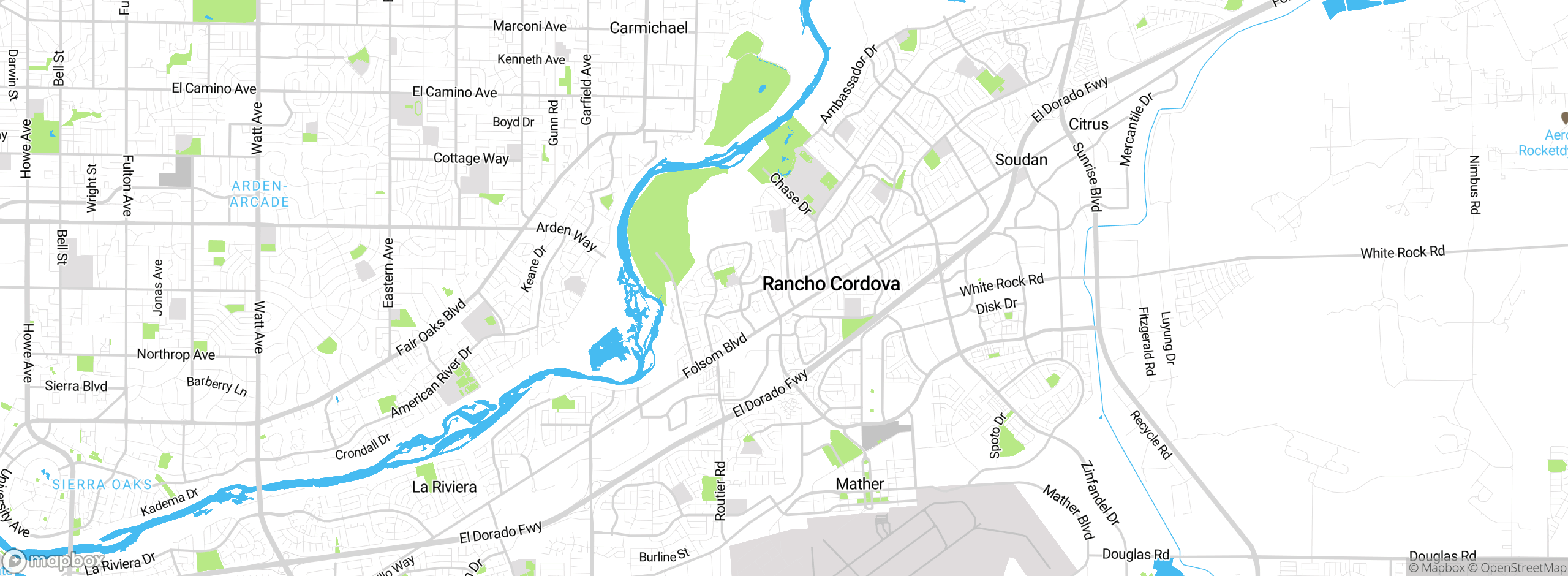 Map showing approximate location