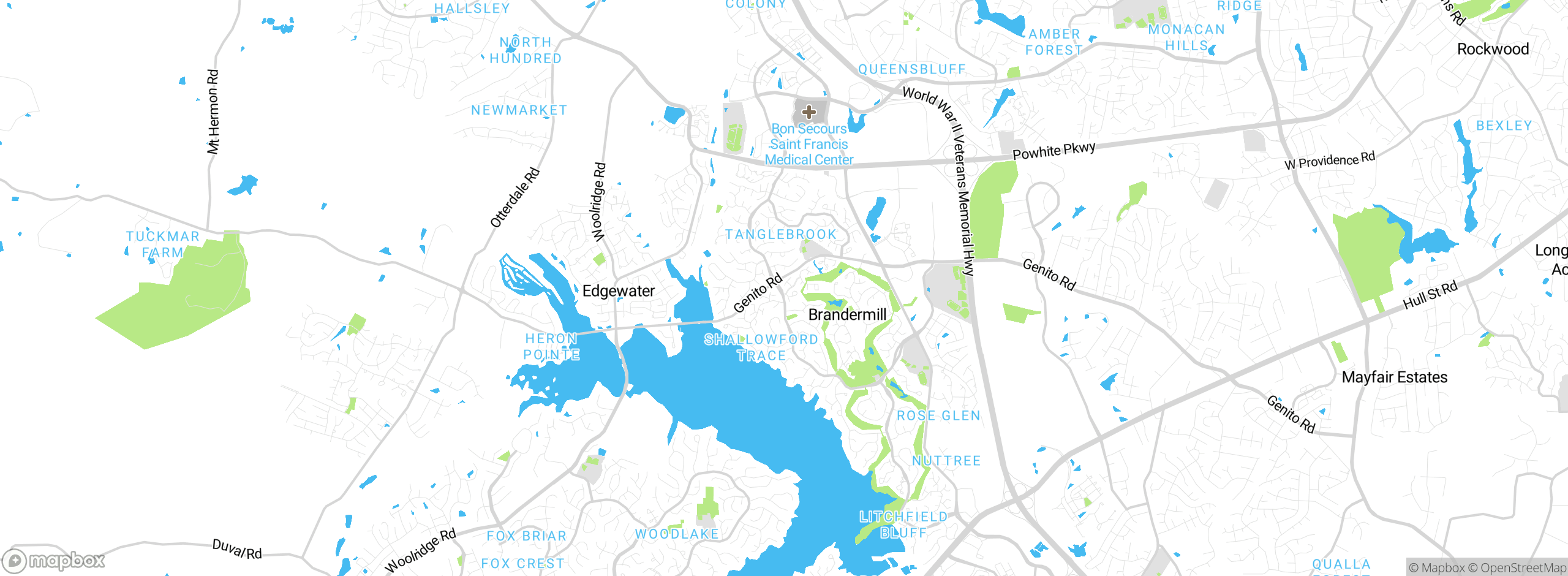Map showing approximate location
