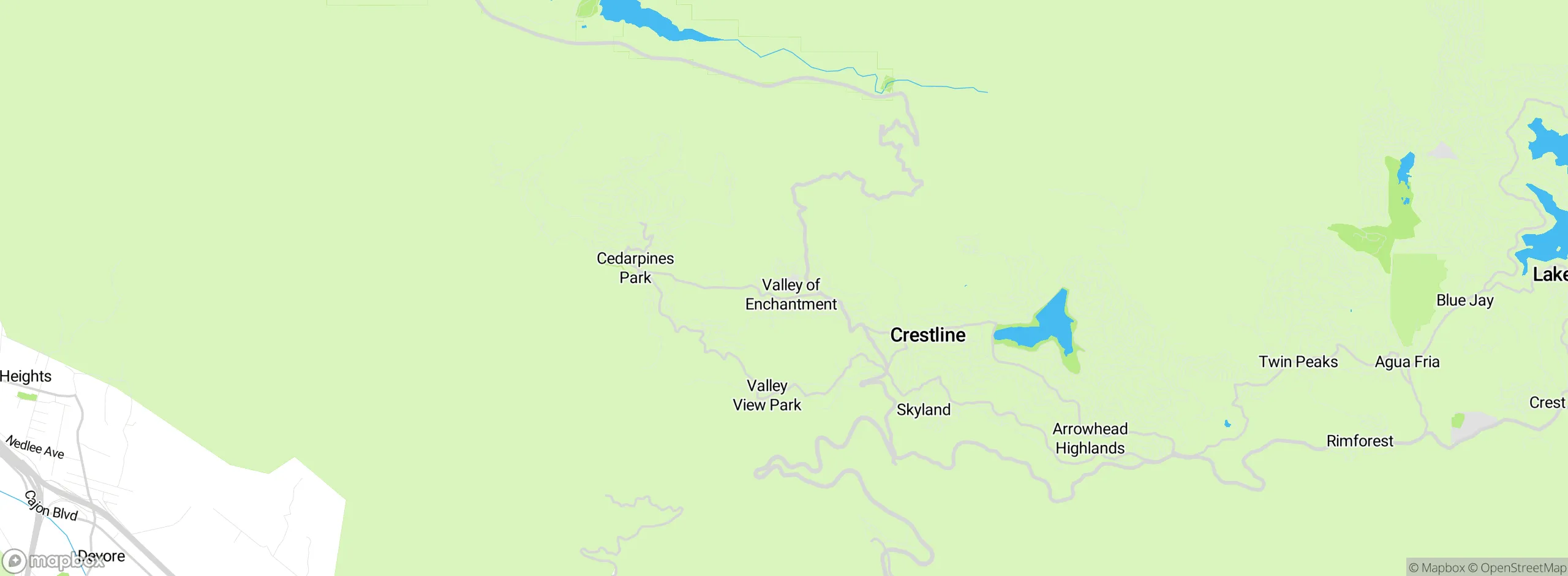 Map showing approximate location