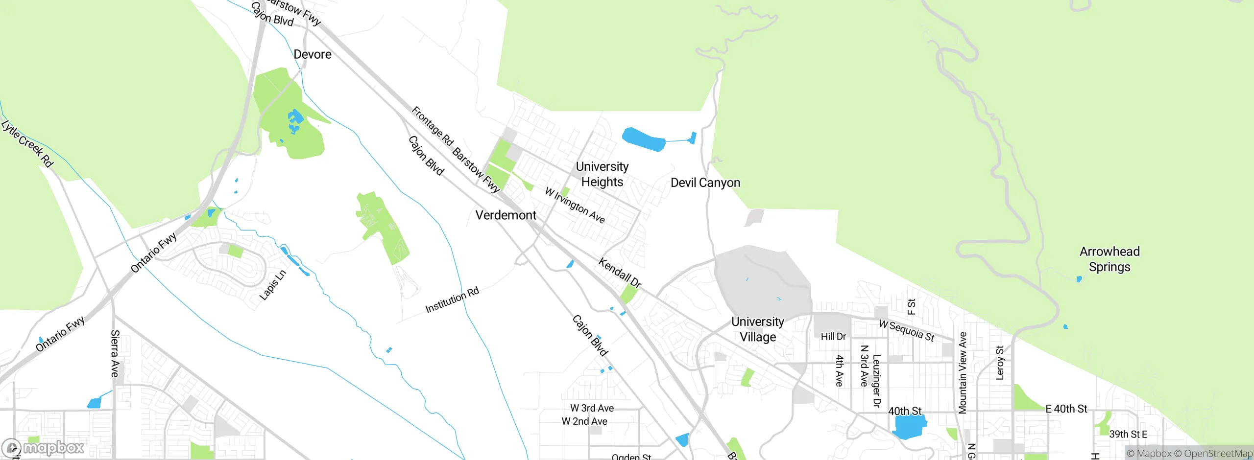 Map showing approximate location