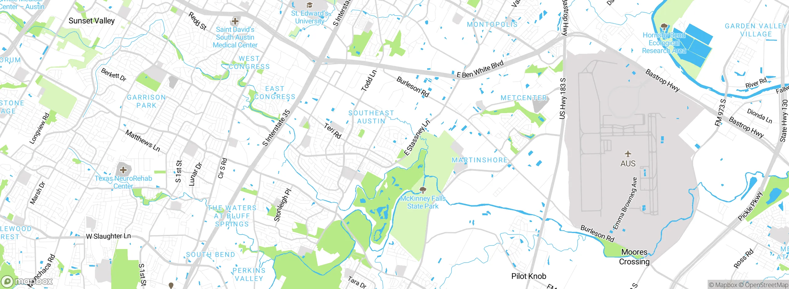 Map showing approximate location