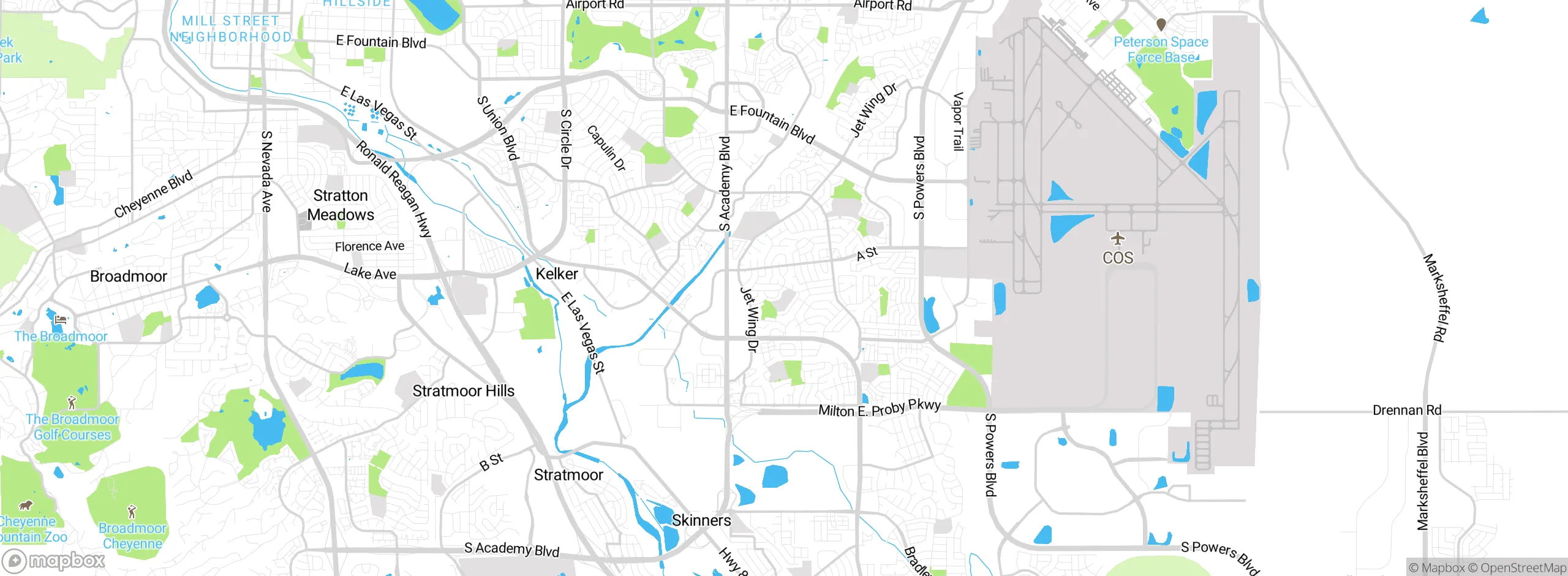 Map showing approximate location
