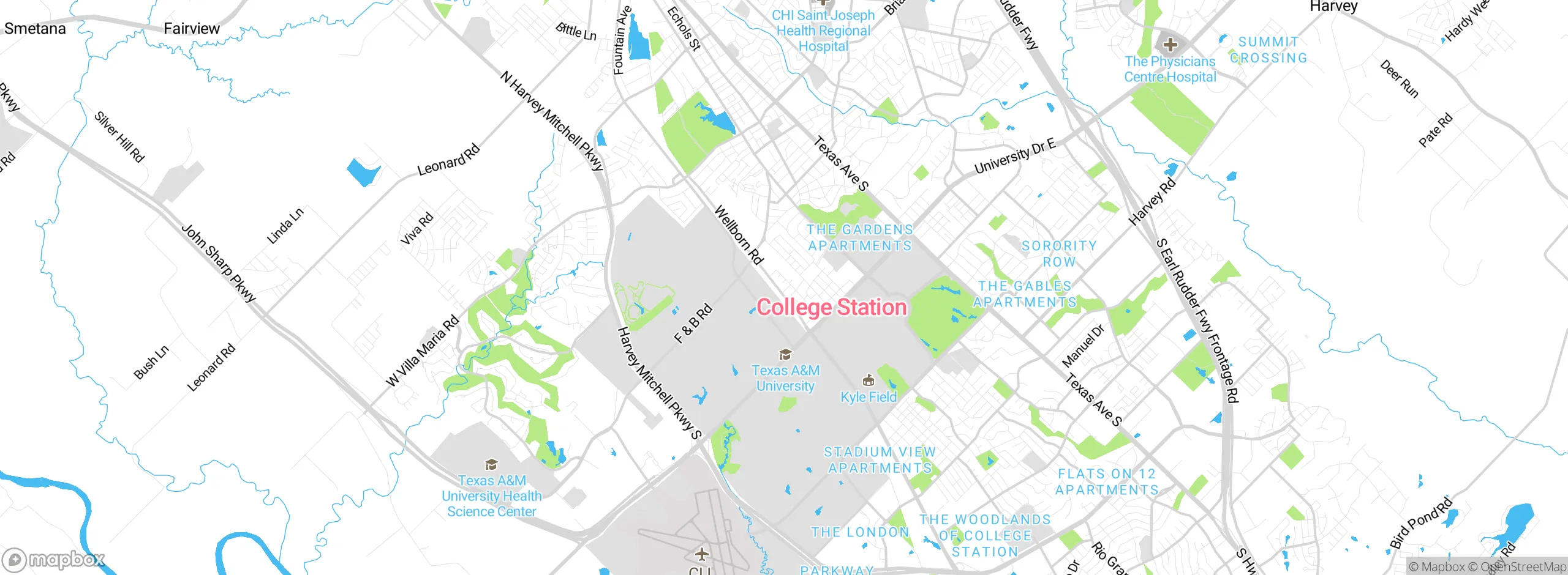 Map showing approximate location