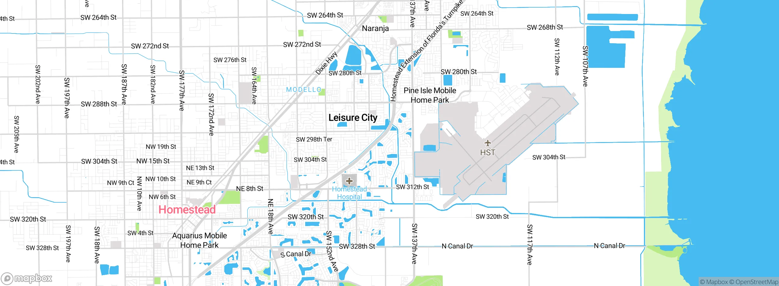 Map showing approximate location