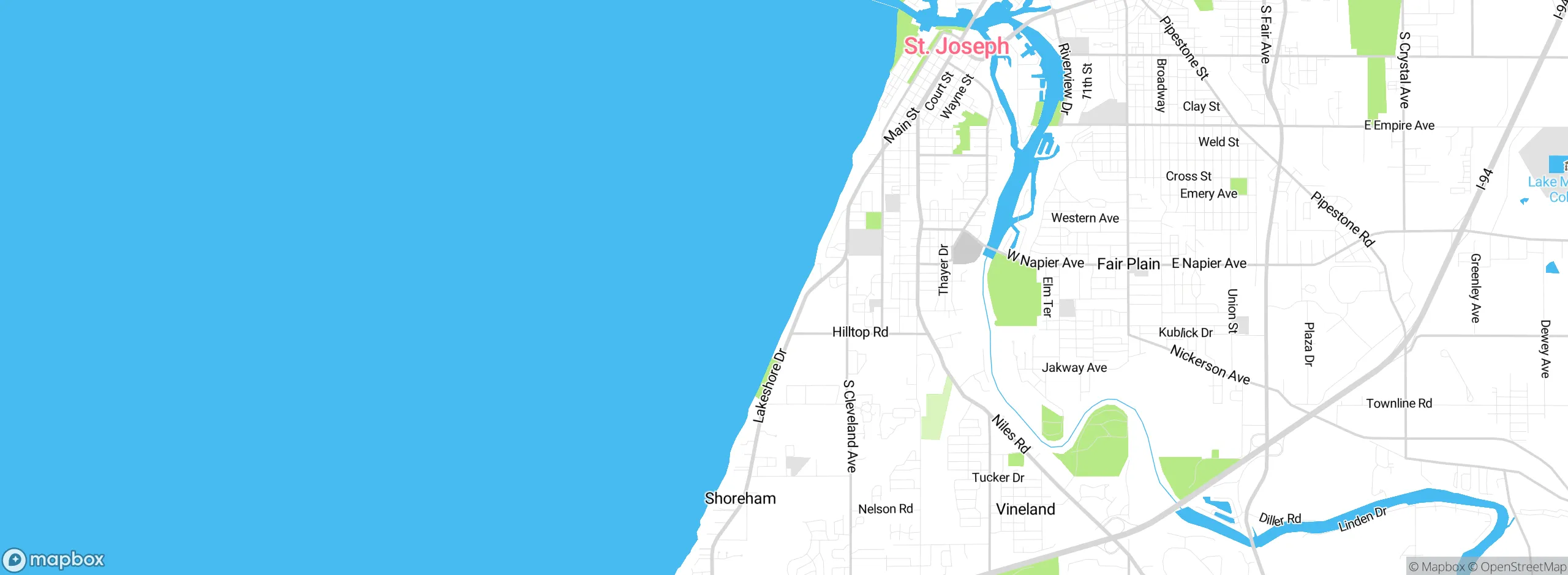 Map showing approximate location