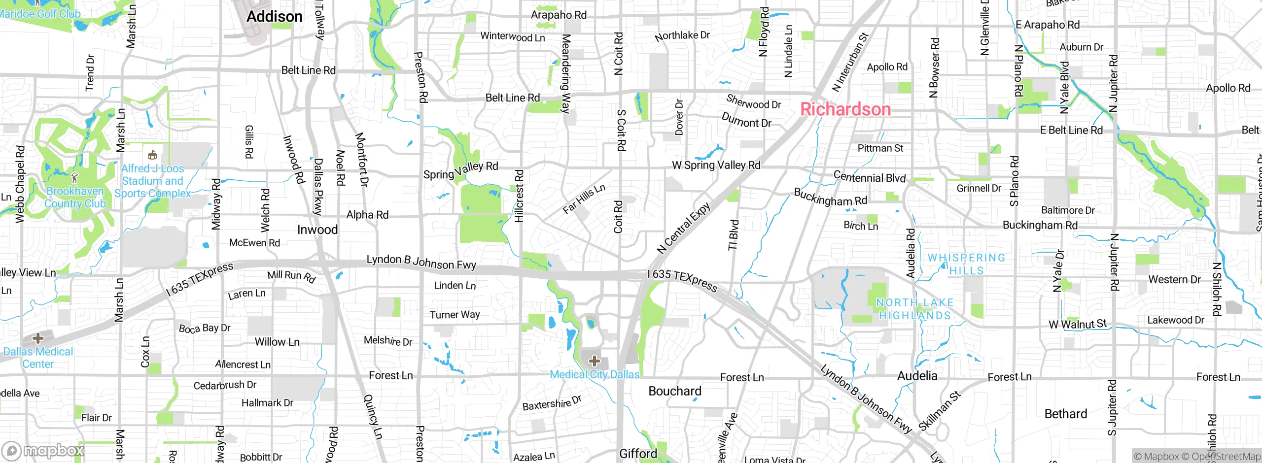 Map showing approximate location