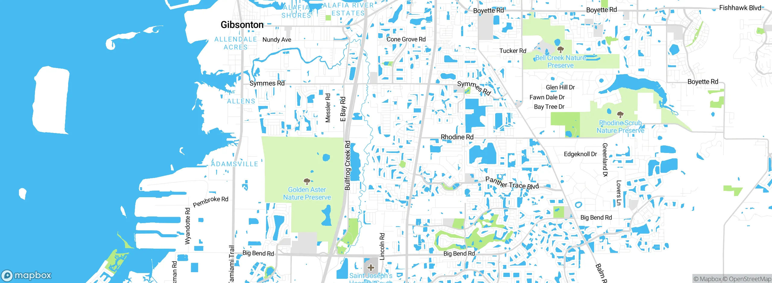 Map showing approximate location