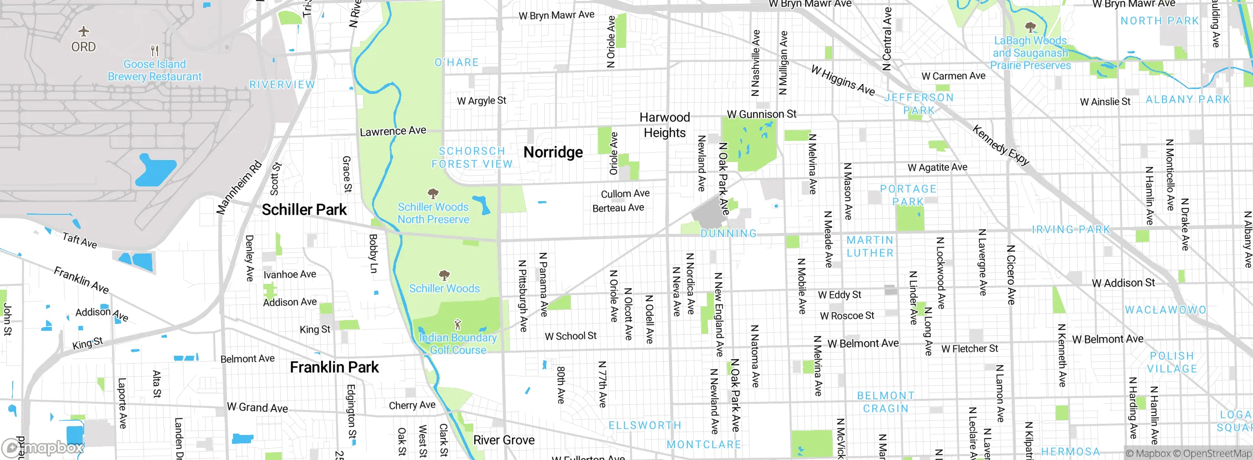 Map showing approximate location