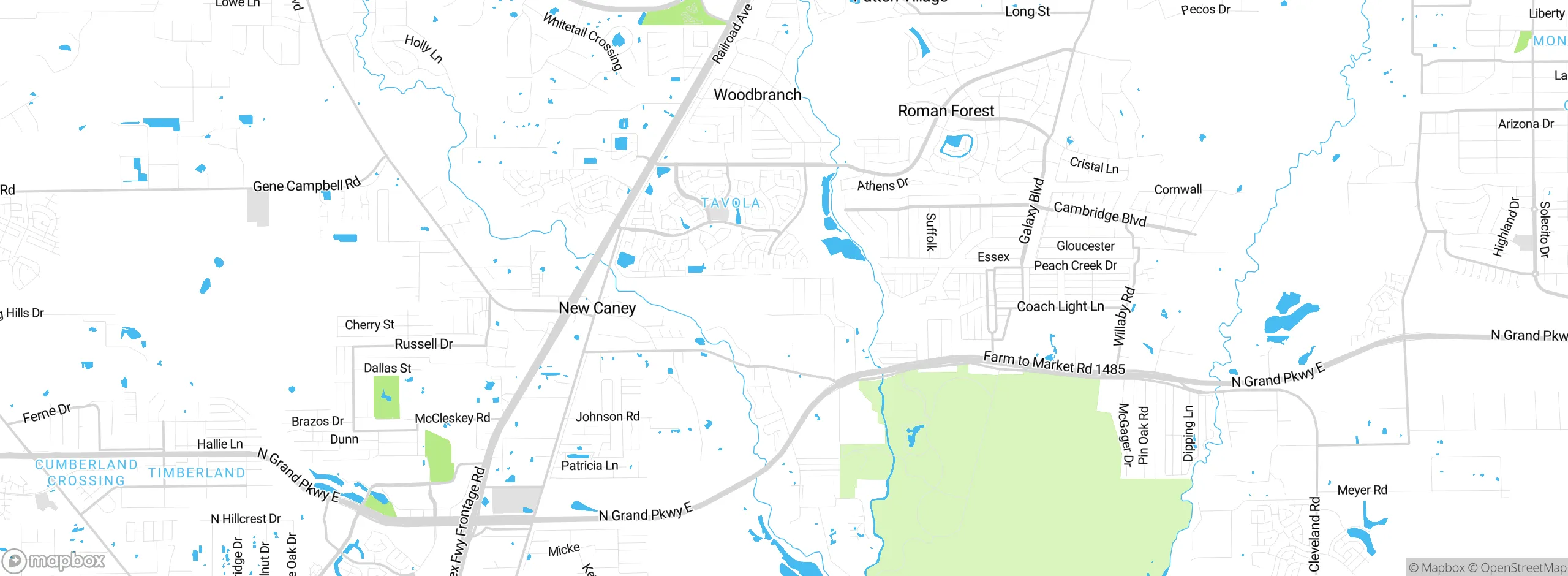 Map showing approximate location
