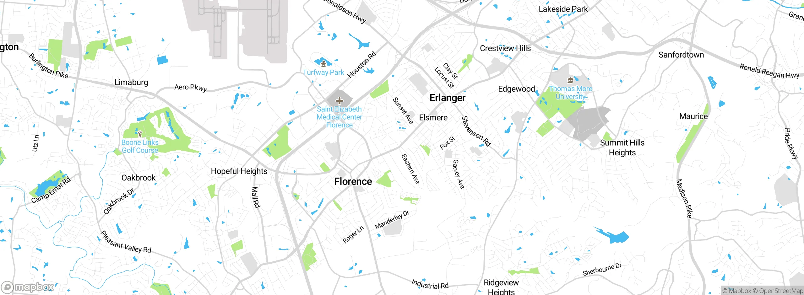Map showing approximate location