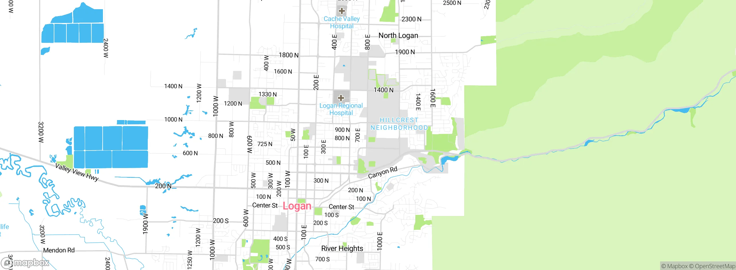 Map showing approximate location