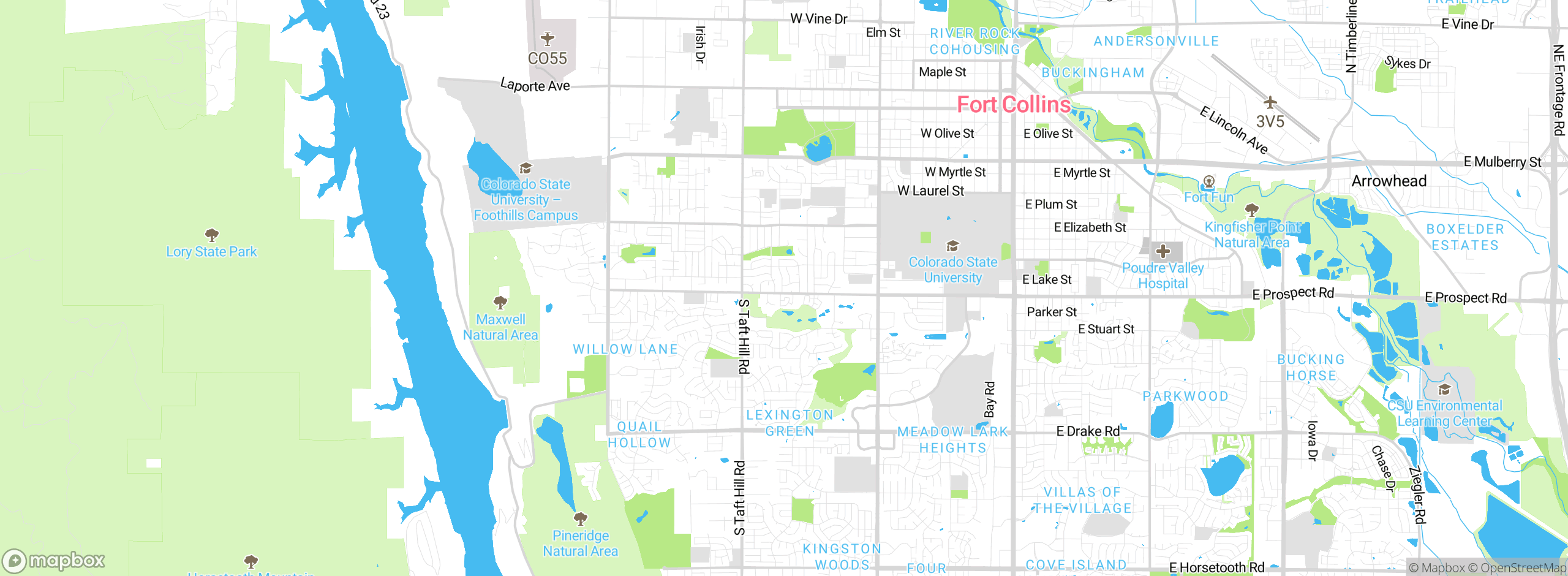 Map showing approximate location