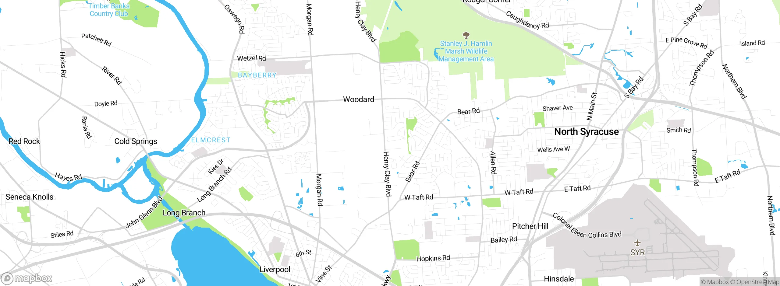 Map showing approximate location
