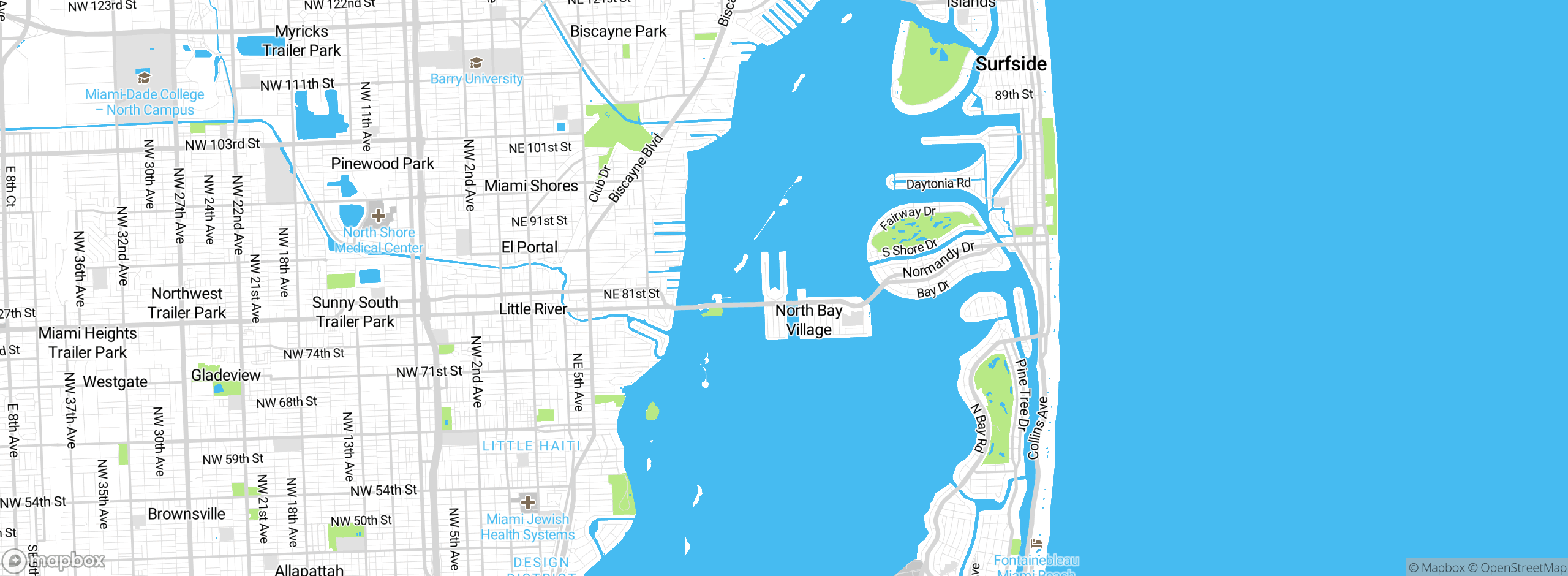 Map showing approximate location